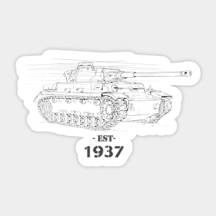 Panzer IV Sticker